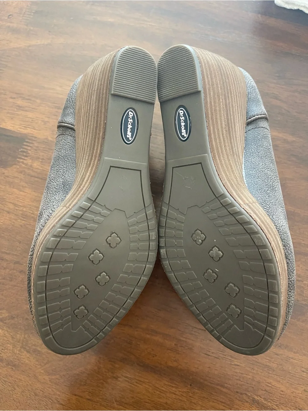 Dr. Scholl's Women's Taupe Wedge Slip-On Shoes